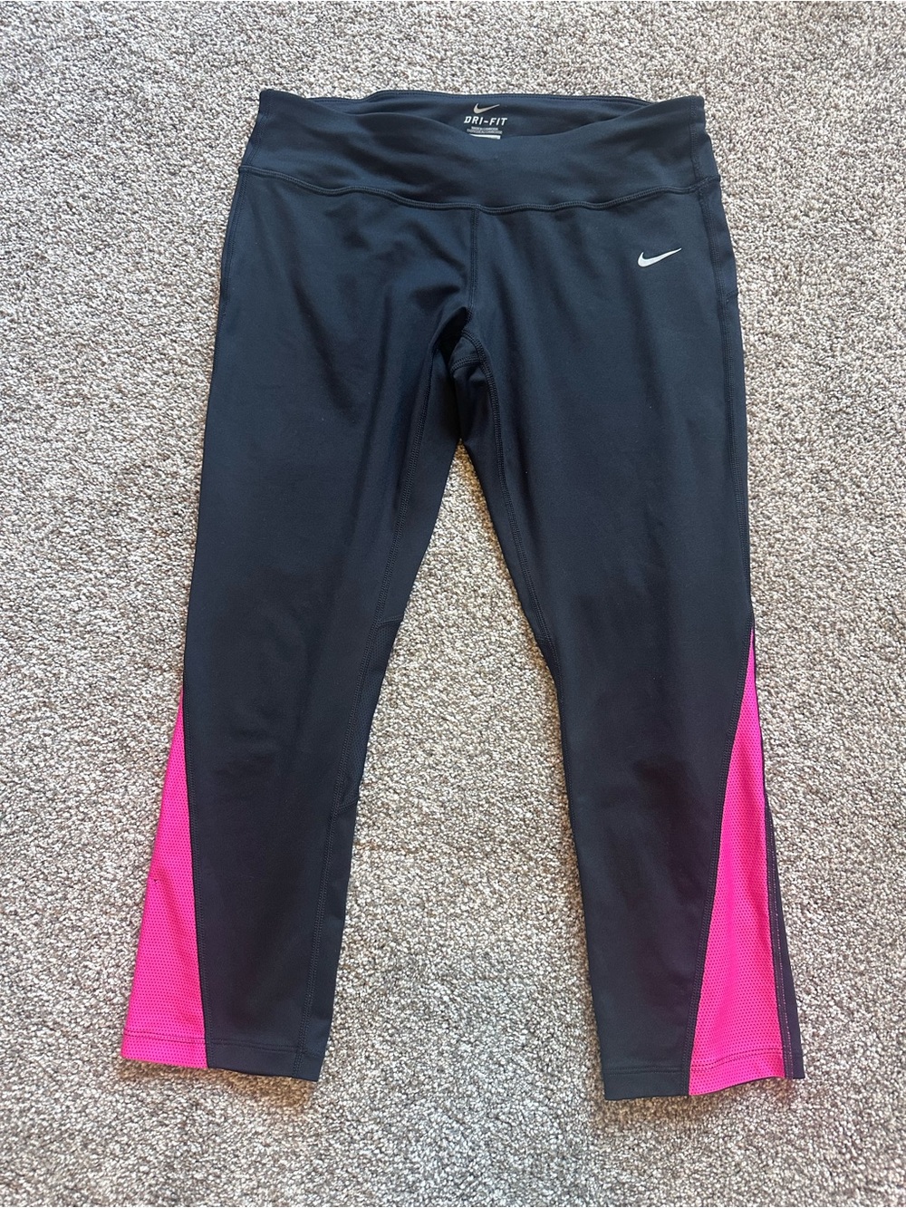 Nike Black Dri-FIT Capri Leggings